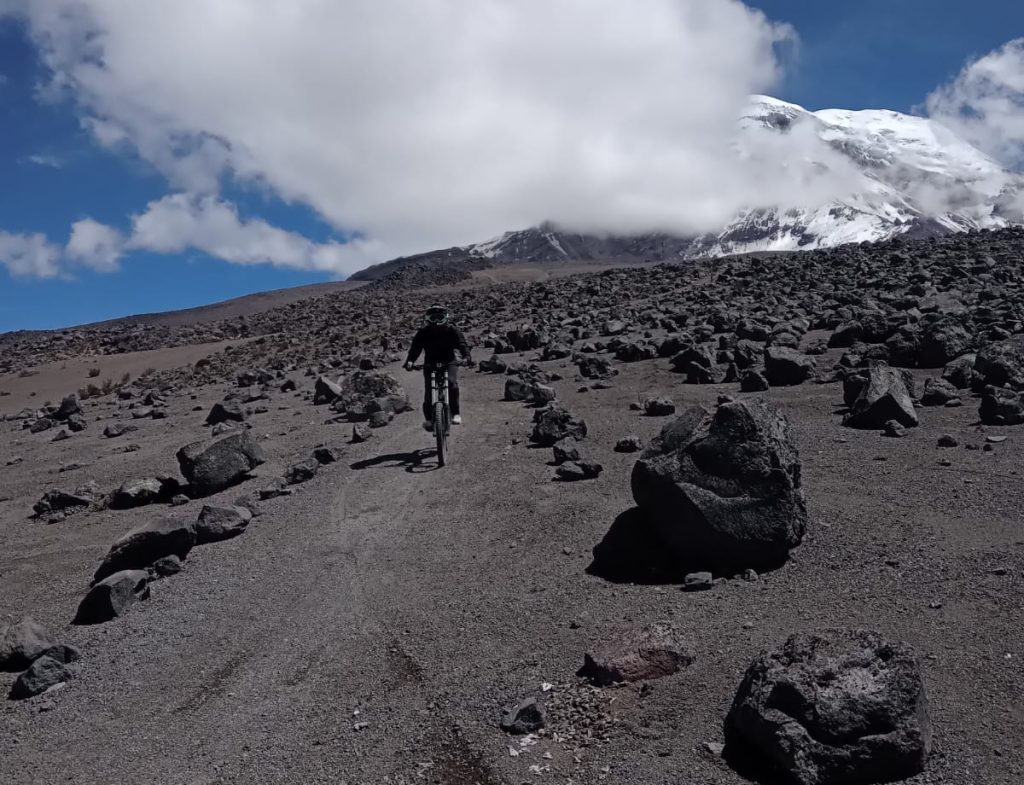 Climb Chimborazo in Ecuador 15 Mountain Biking on Volcano Chimborazo photo